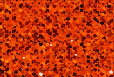 Kabarcık şekilli hafif turuncu vektör şablonu. Bulanık geometrik örnek ve eğimli kabarcıklar. Marka kitabı için zarif desen.