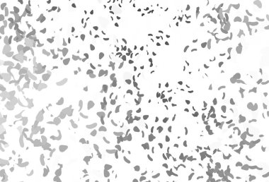 Light Silver, rastgele şekilli gri vektör dokusu. Renkli rastgele şekillerle modern soyut illüstrasyon. Web siteniz için basit tasarım.