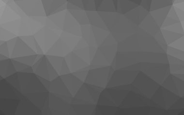 Açık Gümüş, gri vektör parlayan üçgen arkaplan.