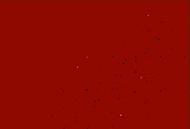 Açık kırmızı vektör, daireler şeklinde çokgen kaplamalı. Çemberler, üçgenler ve küplerle soyut gradyan çizimi. Web siteleri için şablon kullanılabilir.