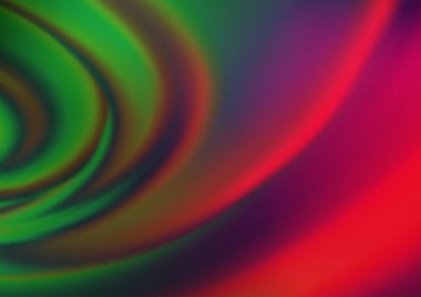 Açık Yeşil, Kırmızı vektör parlak şablonu bulanıklaştırdı.