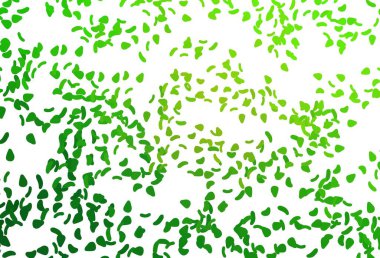 Rastgele şekilli açık yeşil vektör dokusu. Modern tarzda değişen renkli kaotik formlar. İşiniz için en iyi akıllı tasarım.