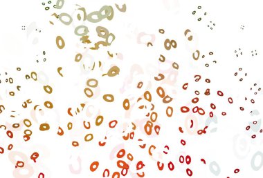 Açık Yeşil, daire şekilli kırmızı vektör düzeni. 