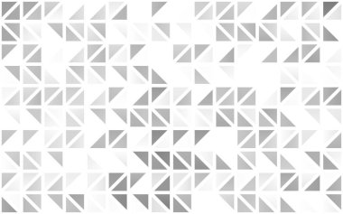 Açık Gümüş, gri vektörsüz şablon kristaller, üçgenler.