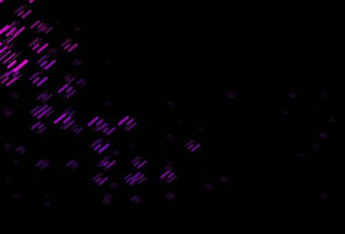 Tekrarlanan çubuklu koyu pembe vektör şablonu. Soyut şablondaki çizgilerle dekoratif parlak çizimler. İş ilanınız için akıllı tasarım.