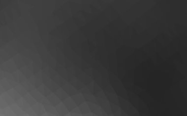 Koyu gümüş, gri vektör bulanık üçgen şablonu.