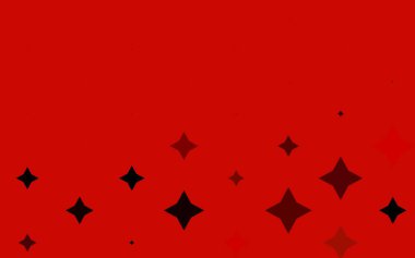 Küçük ve büyük yıldızlı kırmızı vektör kaplaması.