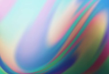 Açık mavi vektör bulanık ve renkli desen. Eğilimli zarif, parlak bir çizim. İşiniz için yepyeni bir tasarım..