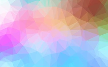 Çoklu renkli vektör üçgen mozaik dokusu