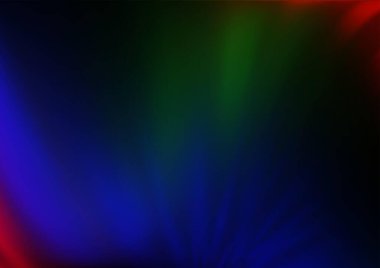 Koyu Çokrenkli, Gökkuşağı vektörü parlak şablonu bulanıklaştırdı.