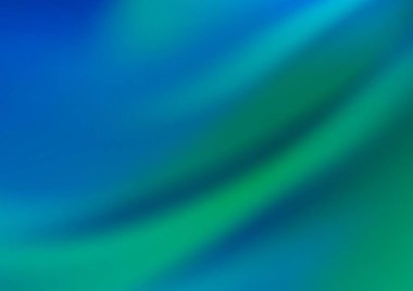 Açık Mavi, Yeşil vektör bulanık ve renkli şablon.