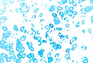 Disklerle açık yeşil vektör dokusu. Doğa tarzında renkli baloncuklu soyut illüstrasyon. Güzel web siteleri için desen.