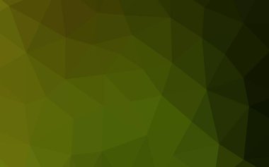 Koyu yeşil, sarı vektör bulanık altıgen dokusu.