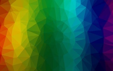 Çoklu renkli vektör üçgen mozaik dokusu