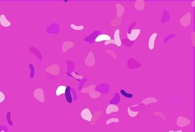 Soyut biçimlere sahip açık pembe vektör arkaplanı. Soyut tarzda rengarenk gradyan şekilleri olan bir resim. Duvar kağıtları için zarif tasarım.