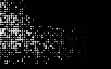 Daireli parlak renk vektör şablonu. Dairesel ve diskli modern soyut illüstrasyon. İş reklamları için tasarım.