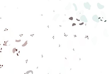 Soyut biçimlerde açık kırmızı vektör arkaplanı. Rastgele şekillerle soyut tarzda dekoratif tasarım. Bir cep telefonu için arka plan.