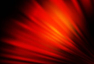 Koyu kırmızı, tekrarlanan çubuklu sarı vektör şablonu. Bulanık arkaplanda gradyanı olan çizgiler. Reklamınız, posteriniz, afişiniz için en iyi tasarım.