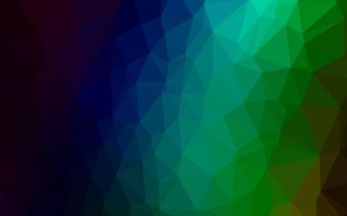 Çoklu renkli vektör üçgen mozaik dokusu