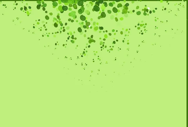 Fond Vectoriel Vert Clair Avec Des Formes Bulles Une Élégante — Image vectorielle