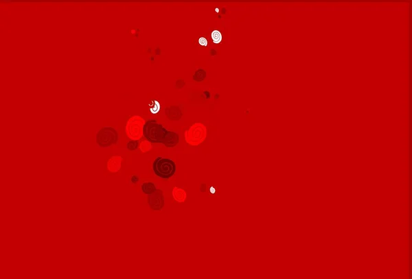 Luz Fondo Vector Rojo Con Formas Lámpara Ilustración Abstracta Colorida — Vector de stock