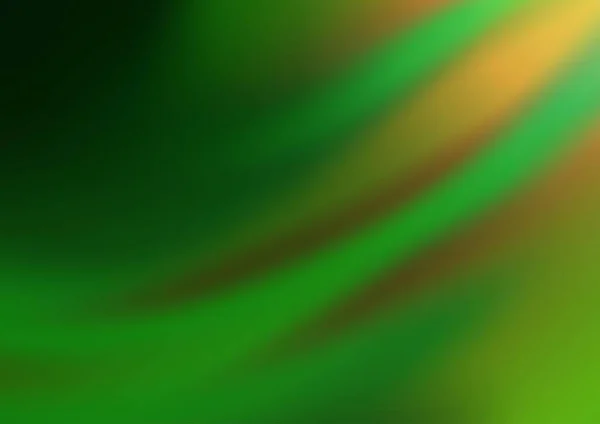 Luz Verde Vector Difuminado Brillo Plantilla Abstracta — Vector de stock