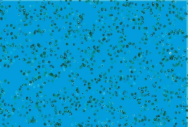 Azul Claro Cobertura Vetorial Verde Com Manchas Glitter Ilustração Abstrata — Vetor de Stock