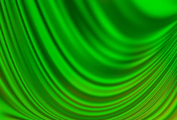 Light Green Vector Pattern Liquid Shapes Elegant Bright Illustration Gradient — 图库矢量图片