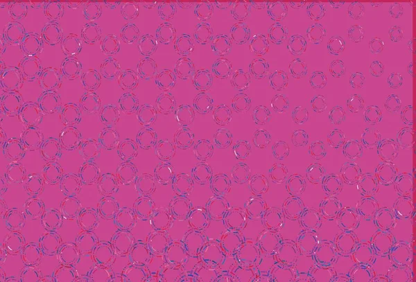 Fond Bleu Clair Vecteur Rouge Avec Bulles Illustration Abstraite Scintillante — Image vectorielle