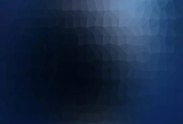 Plantilla Triangular Brillante Vector Azul Oscuro Ilustración Abstracta Geométrica Moderna — Archivo Imágenes Vectoriales
