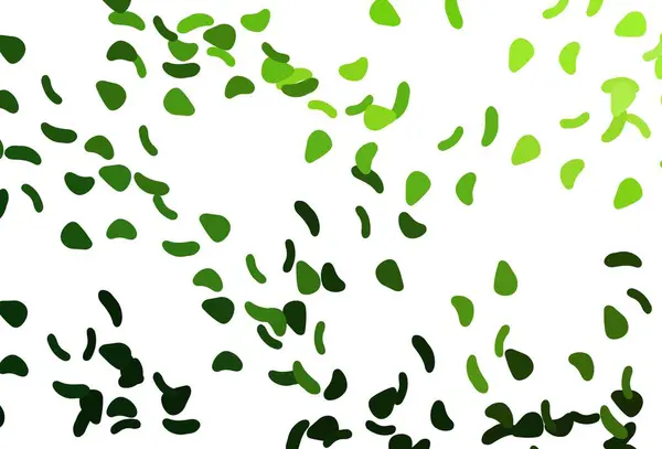 Світло Зелений Векторний Фон Абстрактними Формами Ілюстрація Барвистими Градієнтними Формами — стоковий вектор