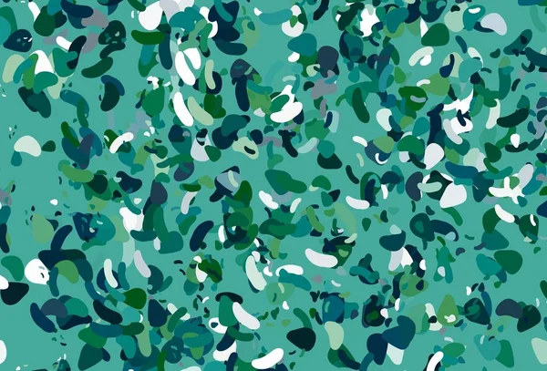 Modèle Vectoriel Bleu Clair Vert Avec Des Formes Memphis Illustration — Image vectorielle
