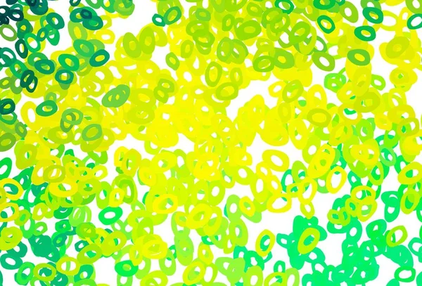 Hellgrüne Gelbe Vektorhülle Mit Flecken — Stockvektor