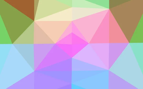 Multicolor Vector Triangle Mosaic Texture — Archivo Imágenes Vectoriales