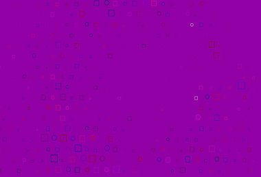 Açık siyah vektör kaplamalı daireler, küpler. Daireleri olan renkli bir eğim, soyut arkaplanda dikdörtgenler. İş reklamları için tasarım.