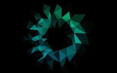 Çoklu renkli vektör üçgen mozaik dokusu