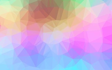 Çoklu renkli vektör üçgen mozaik dokusu