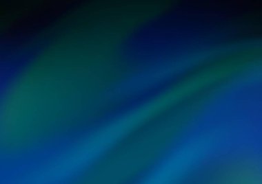 Koyu mavi vektör bokeh ve renkli desen.