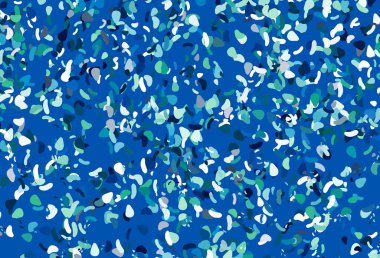 Açık mavi, soyut şekilli yeşil vektör arkaplan. Soyut gradyan şekilli basit renkli çizimler. Kartvizitiniz için modern tasarım.