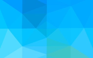 Açık BLUE vektör üçgen mozaik dokusu.