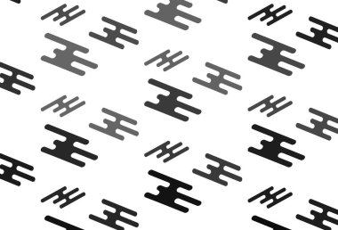 Light Silver, tekrarlanan çubuklarla gri vektör şablonu. Dar çizgileri olan parlak renkli çizimler. Reklamlar, posterler, afişler için desen.