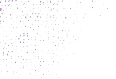 Açık mor, içinde erkek ve kadın sembolleri olan pembe bir şablon. Gradyan renkli erkek, soyut tarzda kız sembolleri. Randevu siteleri için temel tasarım.