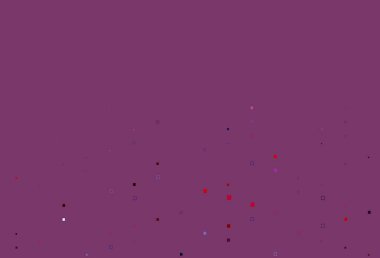 Açık mavi, kırmızı arkaplanda çizgiler, dikdörtgenler var. Renkli dikdörtgenlerle modern soyut çizimler. Web siteleri, iniş sayfaları için desen.