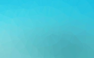 Işık Mavisi vektörü üçgen desen parlıyor.