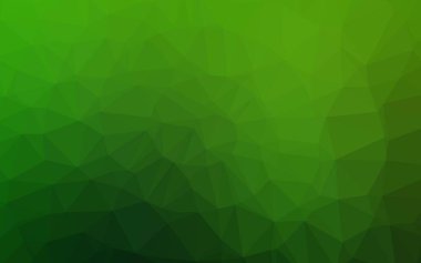 Açık Yeşil Vektör Çokgen arkaplanı.