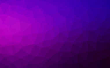 Koyu Mor, Pembe vektör çokgen arkaplan.