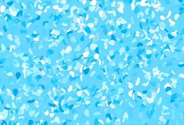 Soyut şekilli açık mavi vektör arkaplanı.