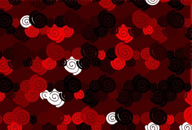 Soyut çizgileri olan açık kırmızı vektör şablonu. Belirsiz, soyut ve gradyan bir çizim. İş tasarımınız için mermer biçimi.