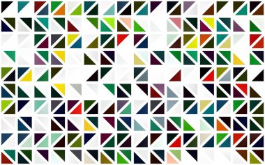 Açık Çokrenkli, Gökkuşağı vektörsüz arkaplan ve üçgenler.