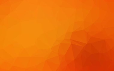 Açık Turuncu vektör soyut mozaik arkaplan.